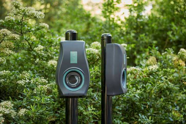 Two Connected Kerb AC chargers