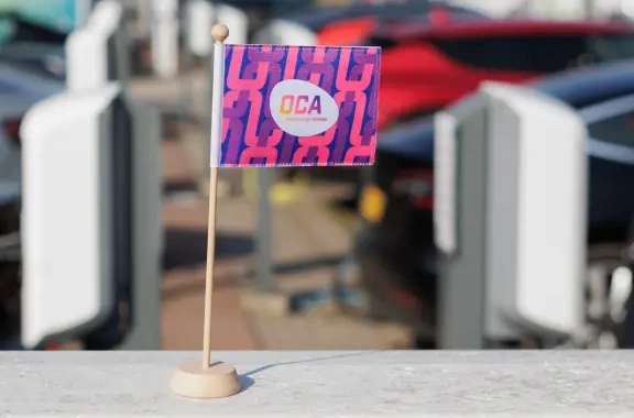 OCA desk flag