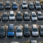 German Cars in a car park