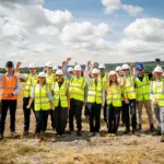 Aegis team at future Sheffield commercial fleet energy hub