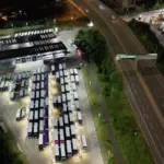 First Bus vehicles parking